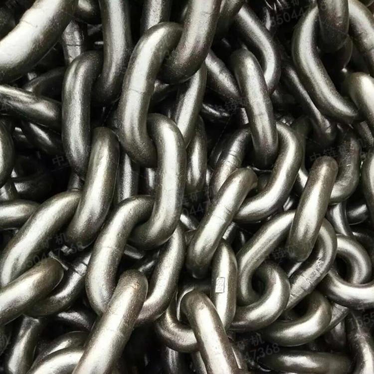 厂家生产供应 锰钢起重圆环链 黑色铁链 40T刮板机链条