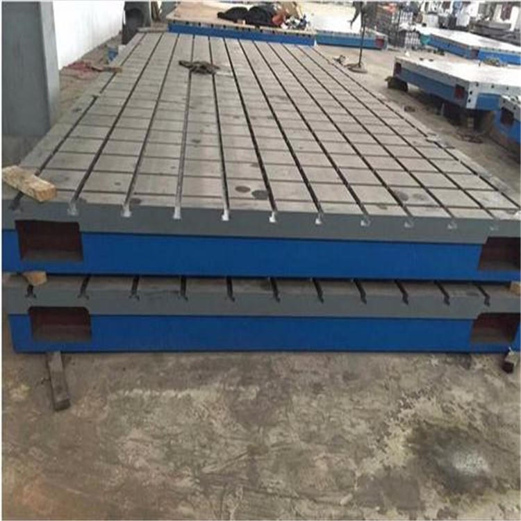 盛圣专业定做大型t型槽平板 机床工作台 标准检验平台 铸铁焊接平板