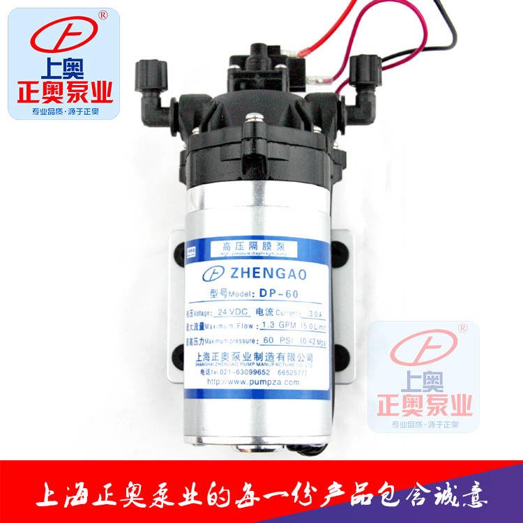 上海正奥DP-100微型工程塑料电动隔膜泵 24V高压电动隔膜泵