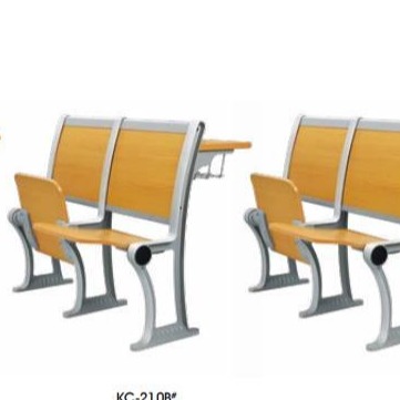 山东实木多层板学校阶梯教室椅子 自动回弹 巨豪JH9811