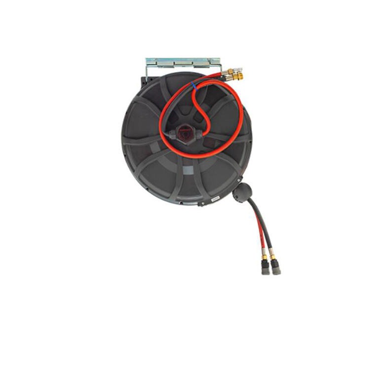 达普   DP_1    水气双管鼓 卷管器电鼓电插座绕线器 自动卷盘插座电线洗车图片