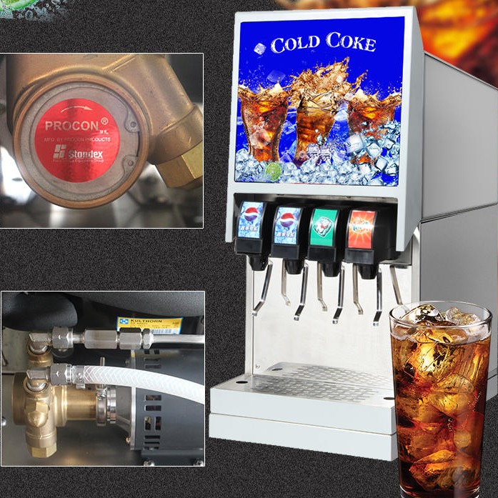 英迪尔可乐机饮料机 冷饮现调机 百事可口全自动三阀可乐机商用