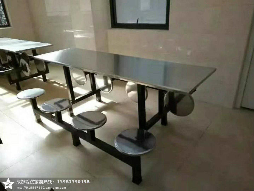 不锈钢快餐桌椅|食堂餐桌|不锈钢餐桌椅|快餐桌椅生产厂家
