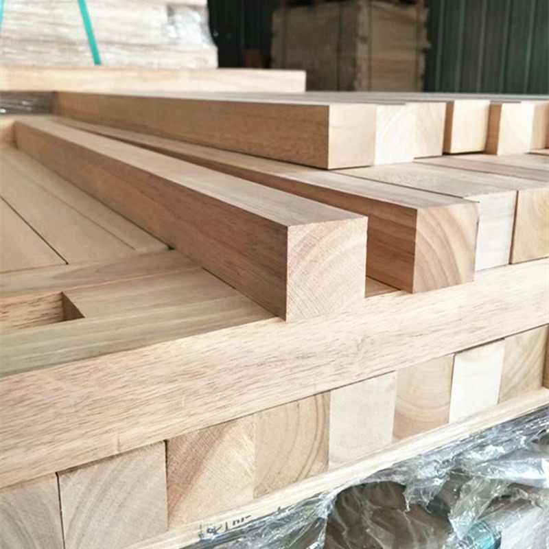 批发泰国进口橡胶木建筑木方 户外建筑建材木材加工建筑方料木方条