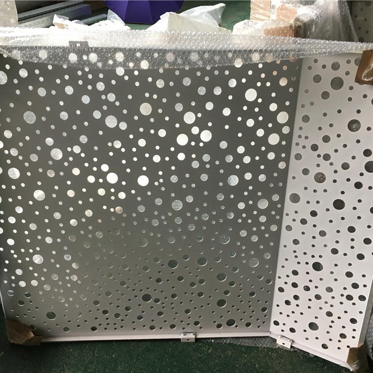 德阳市外墙立体3.0mm不规则冲孔铝单板   幕墙艺术镂空冲孔透光铝单板定制