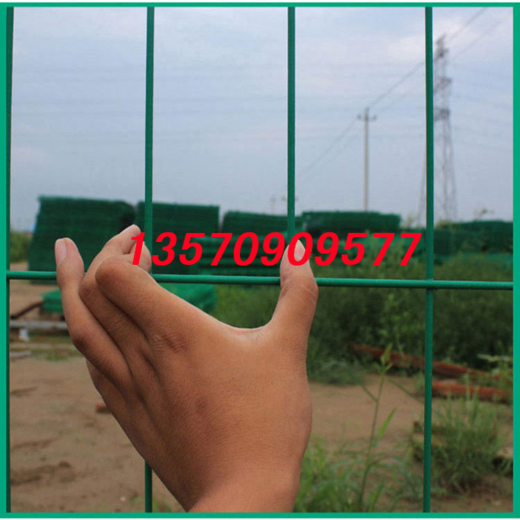 现货双边丝护栏网品质 广州镀锌隔离网设计 汕头铁路围栏网示例图8