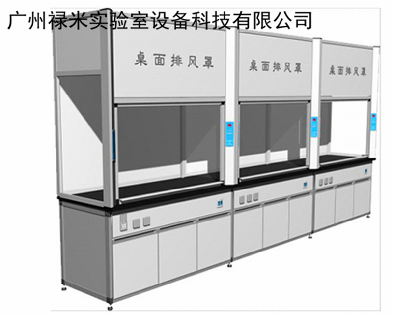 禄米实验室设备 广东桌上型通风橱加工厂 LUMI-TF15Z 钢板表面处理为磷化后喷塑（浅灰色）示例图2