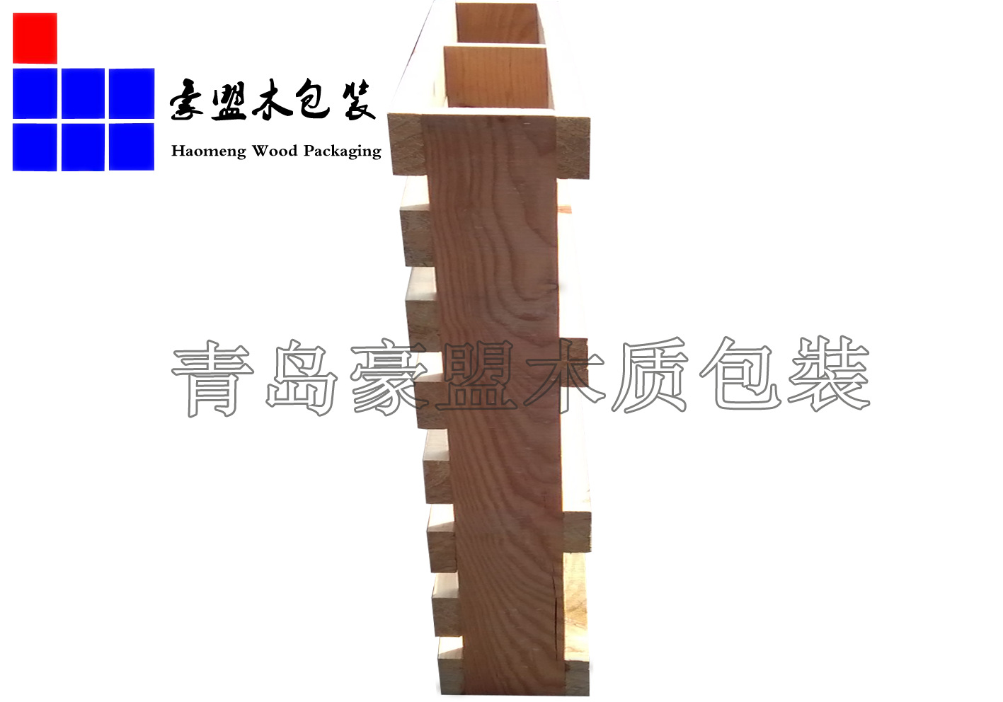 青岛豪盟供应各种木质托盘机械物流周转卡板熏蒸出口实木栈板示例图4
