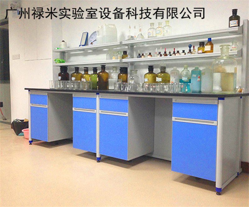 铝木实验台 铝木中央台 实验室家具 中央台 定做 广州禄米科技示例图1