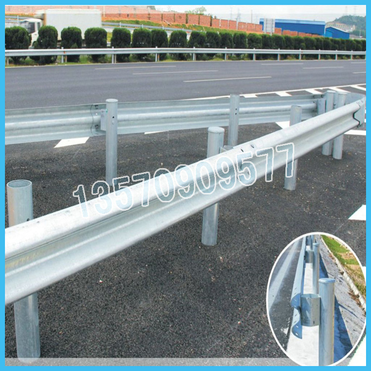 惠州高速公路防撞护栏板 阳江二波形梁钢护栏 高速道路隔离栏示例图1