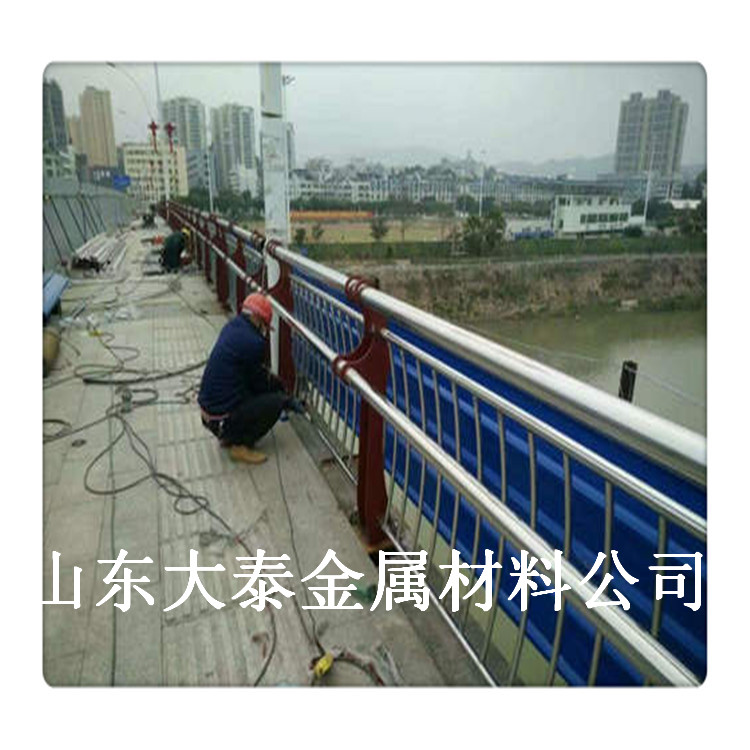大泰按图定做 桥梁景观护栏 黑龙江304不锈钢景观栏杆