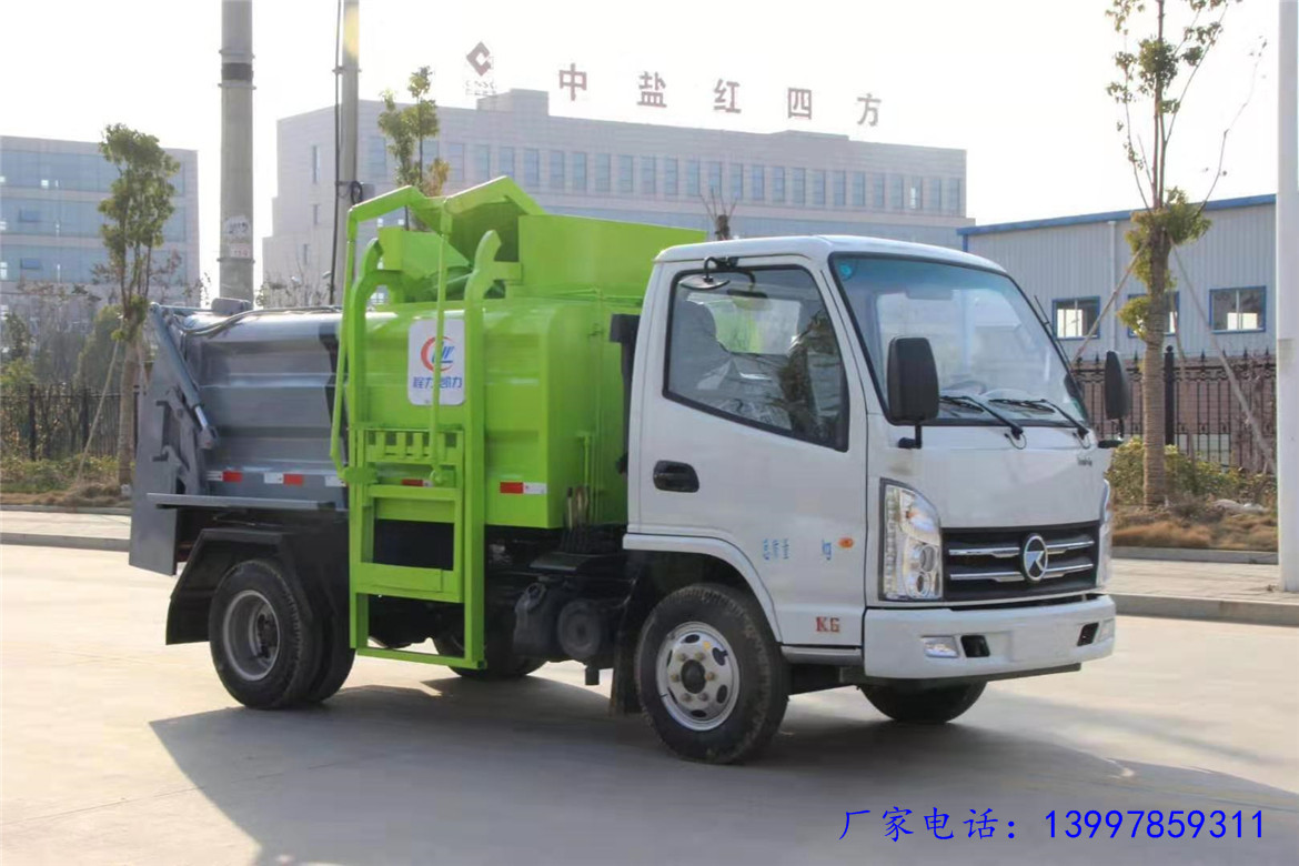 餐馆垃圾运输车图片型号 东风牌餐厨垃圾车吨位种类齐全