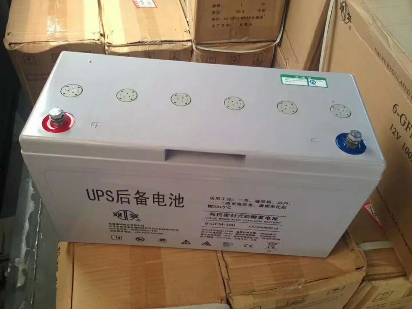江苏双登6-GFM-100 12V100ahUPS蓄电池