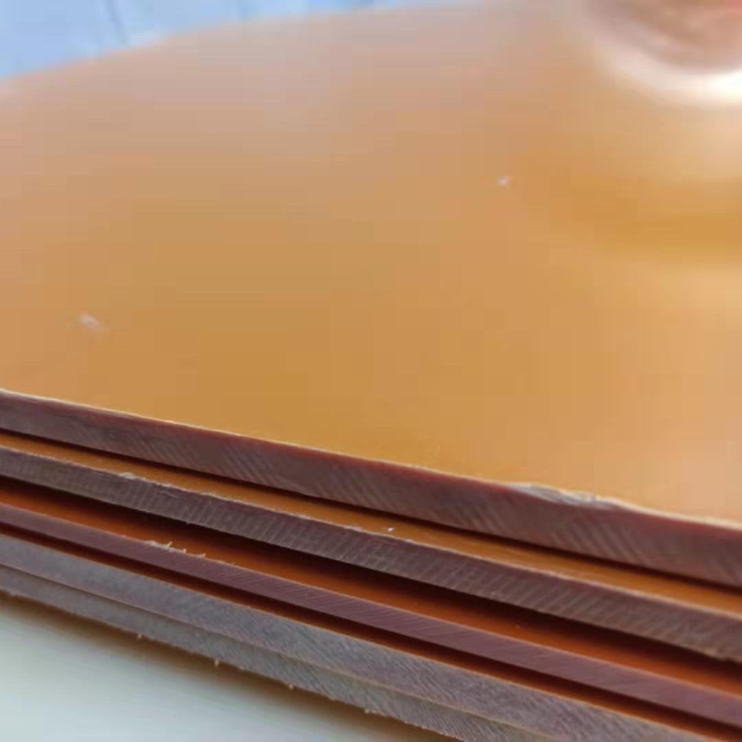 桔色黑色电木板  华凯 防静电胶木板材 A级酚醛树脂板零切加工雕刻图片