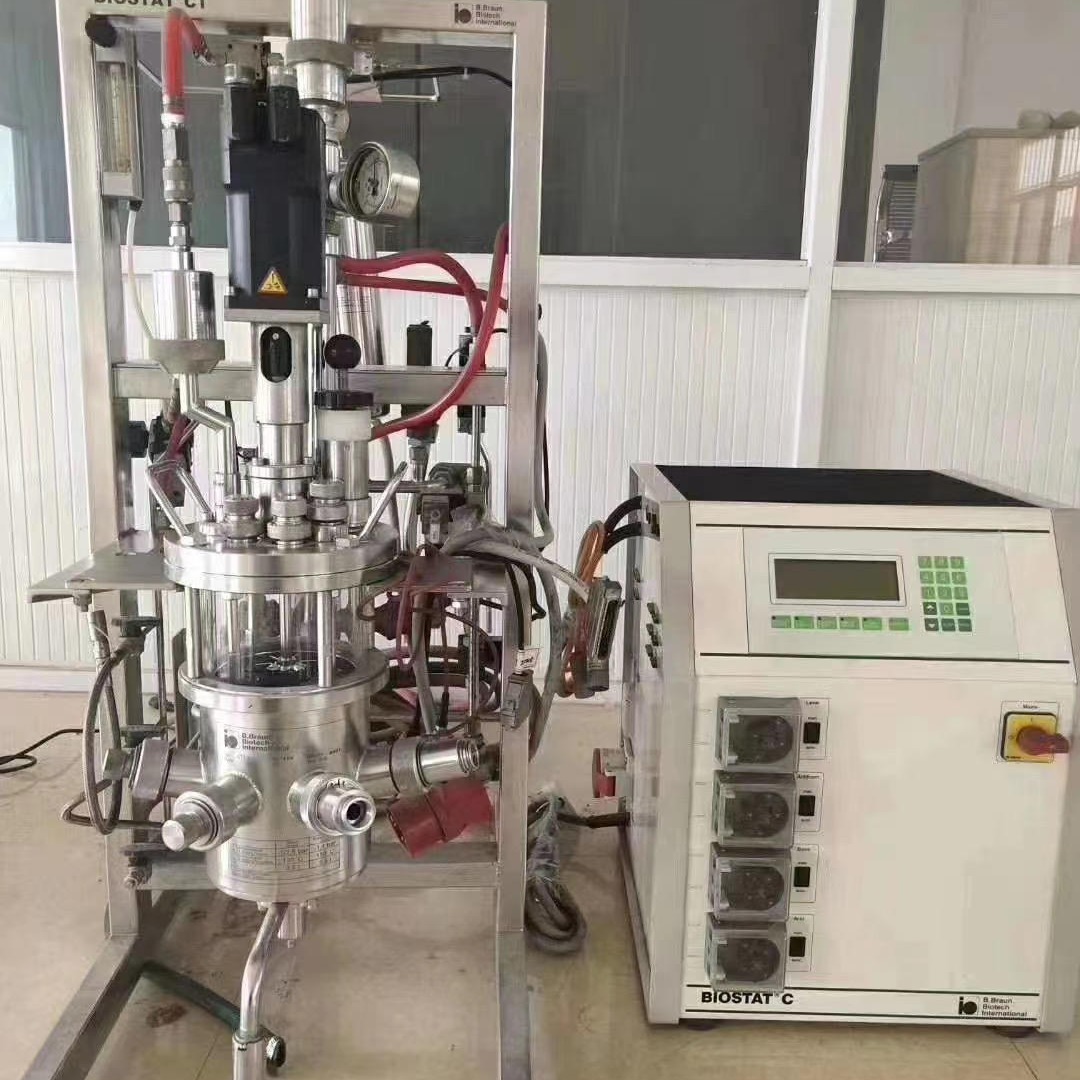 梁山华跃新到一套进口实验室10L灭菌型生物发酵罐，德国布劳恩生物国际技术公司生产。