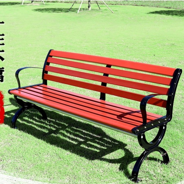 蓝鲸户外长椅子 北京园林椅子 公园椅价格 铁艺公园椅图片
