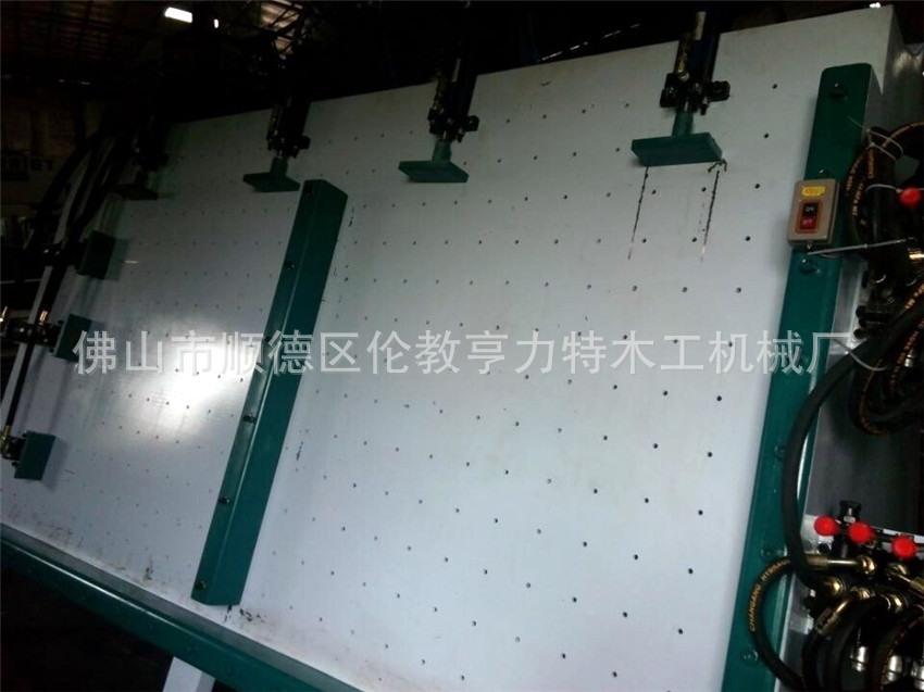 长期批发 优级MH48液压式双工位 可调尺寸大小门框组合机示例图11