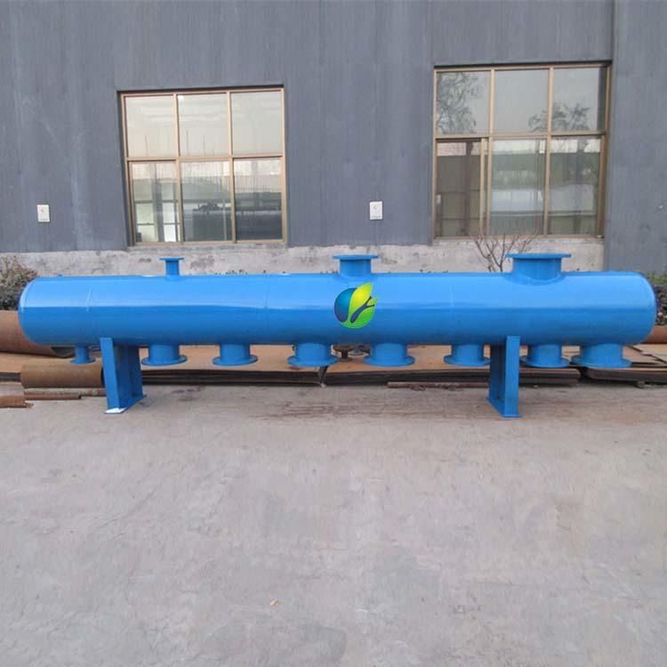 徐州自来水分水器 DN1300采暖分水器 304不锈钢分水器图片
