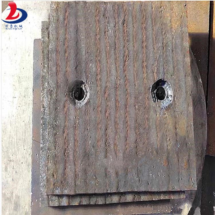6+4高耐磨钢板 堆焊耐磨板  复合堆焊耐磨钢板 百雷 耐磨板
