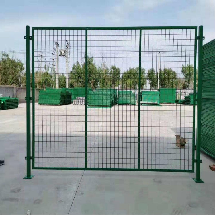 4mm浸塑护栏网-绿色包塑边框护栏网厂家-客户来厂拉 -发货量大