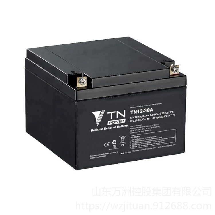 天能蓄电池TN12-30 天能蓄电池12V30AH 发电厂直流屏UPS电源专用 铅酸蓄电池 参数及价格