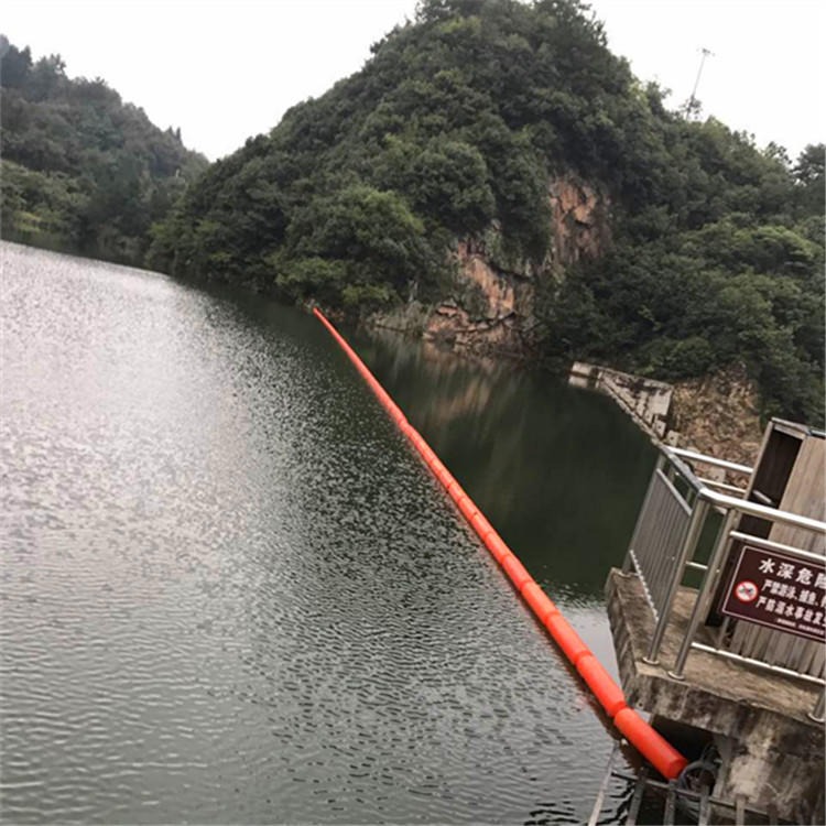 苏州挡水面垃圾浮筒 河道拦污漂拦截警示浮筒