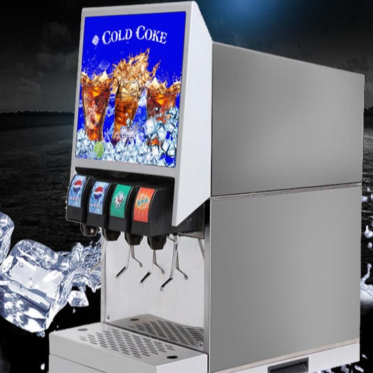 英迪尔可乐机商用 全自动百事可乐果汁现调机 三阀门碳酸饮料机
