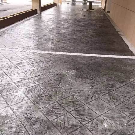 压花地坪 印花混凝土 装饰路面材料 河南 郑州材料配送 工程施工