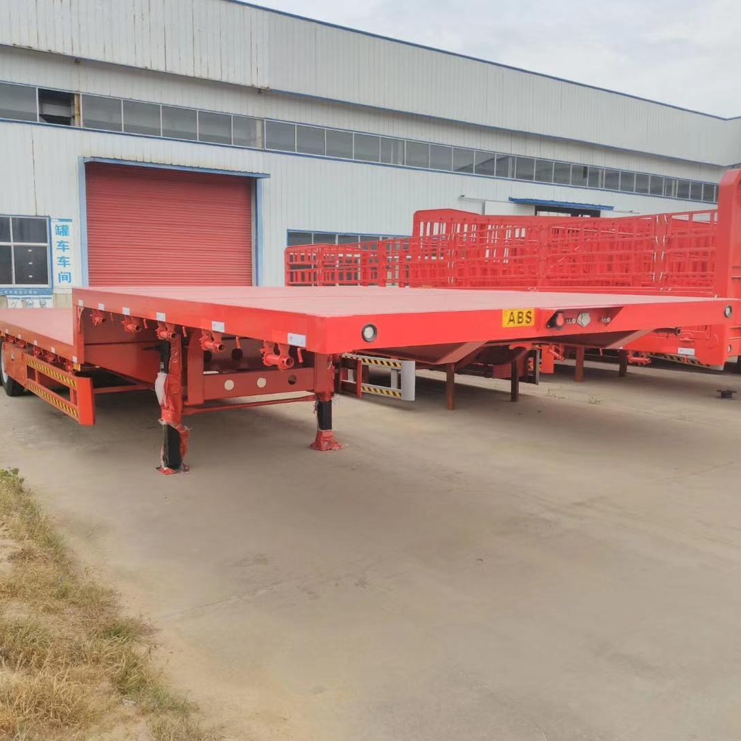 梁运中国半挂车生产基地专业生产13米购机板12米13.75米低平板