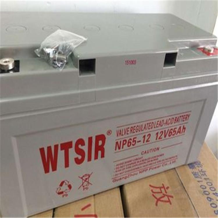 威特蓄电池NP65-12威特蓄电池12V65AH 储能应急电池 铅酸性免维护电池