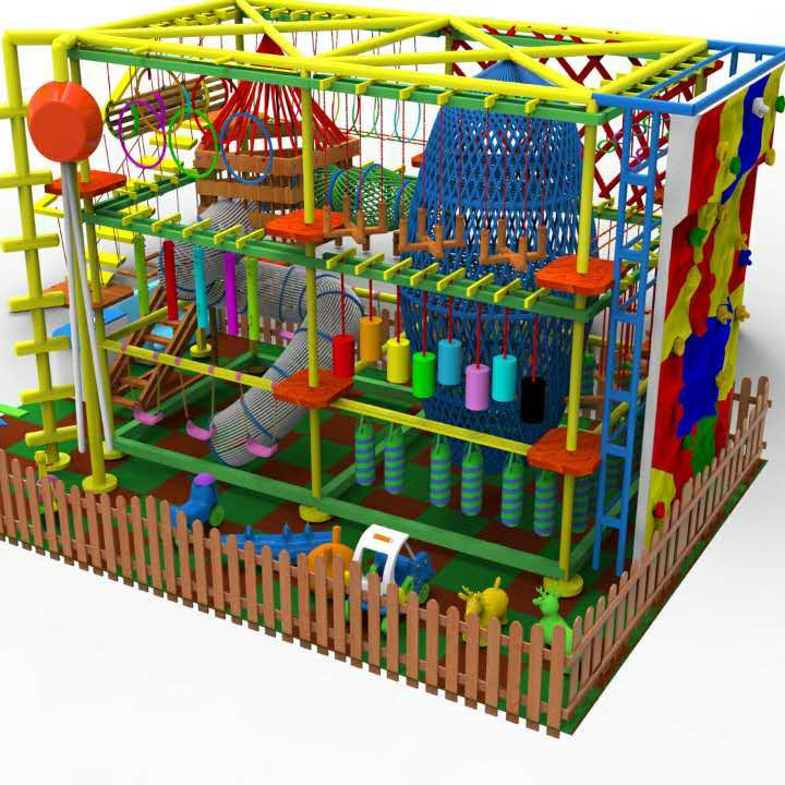 飞特儿童乐园探险拓展设备 室内拓展器械 大型儿童室内游乐园项目