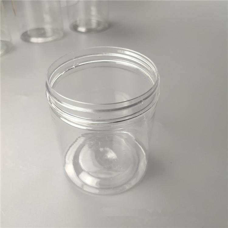 铭诺食品罐厂家 透明塑料罐 透明花茶罐 干果罐图片