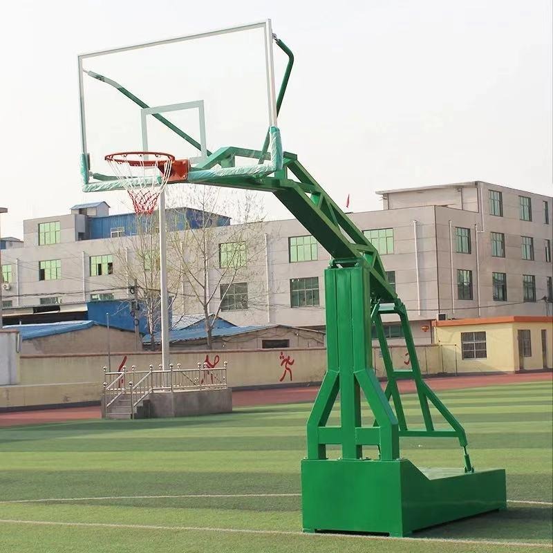 陕西宝鸡金伙伴体育设施直销 液压篮球架 平箱篮球架 凹箱篮球架 价格优廉