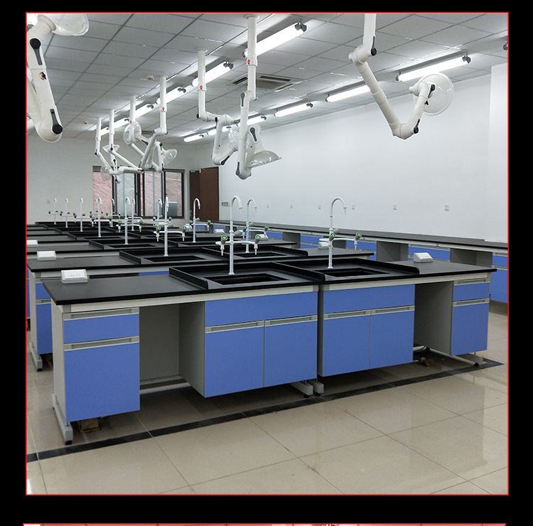 钢木实验台批发 实验室中央实验台中央仪器操作台 大型实验室设备示例图9