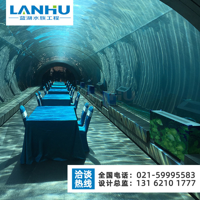 lanhu商用海洋馆鱼缸施工造景 专业设计水族工程 优质海洋馆设备施工