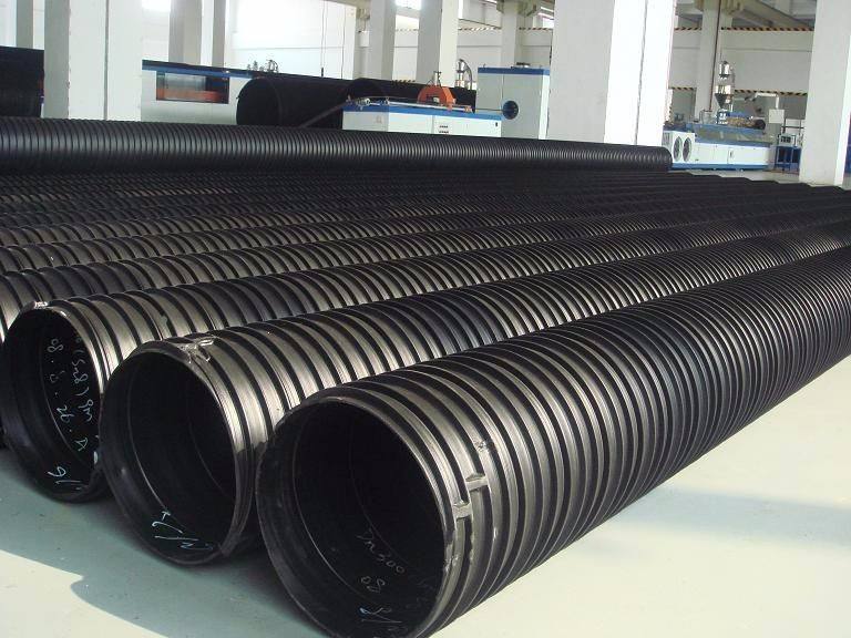 厂家批发HDPE塑钢缠绕管 增强聚乙烯塑钢排水管 支持定制示例图6