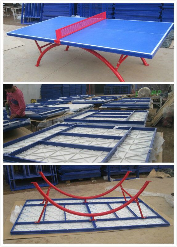 优质乒乓球桌 金彩虹乒乓球桌 奥成体育生产金彩虹乒乓球桌示例图5