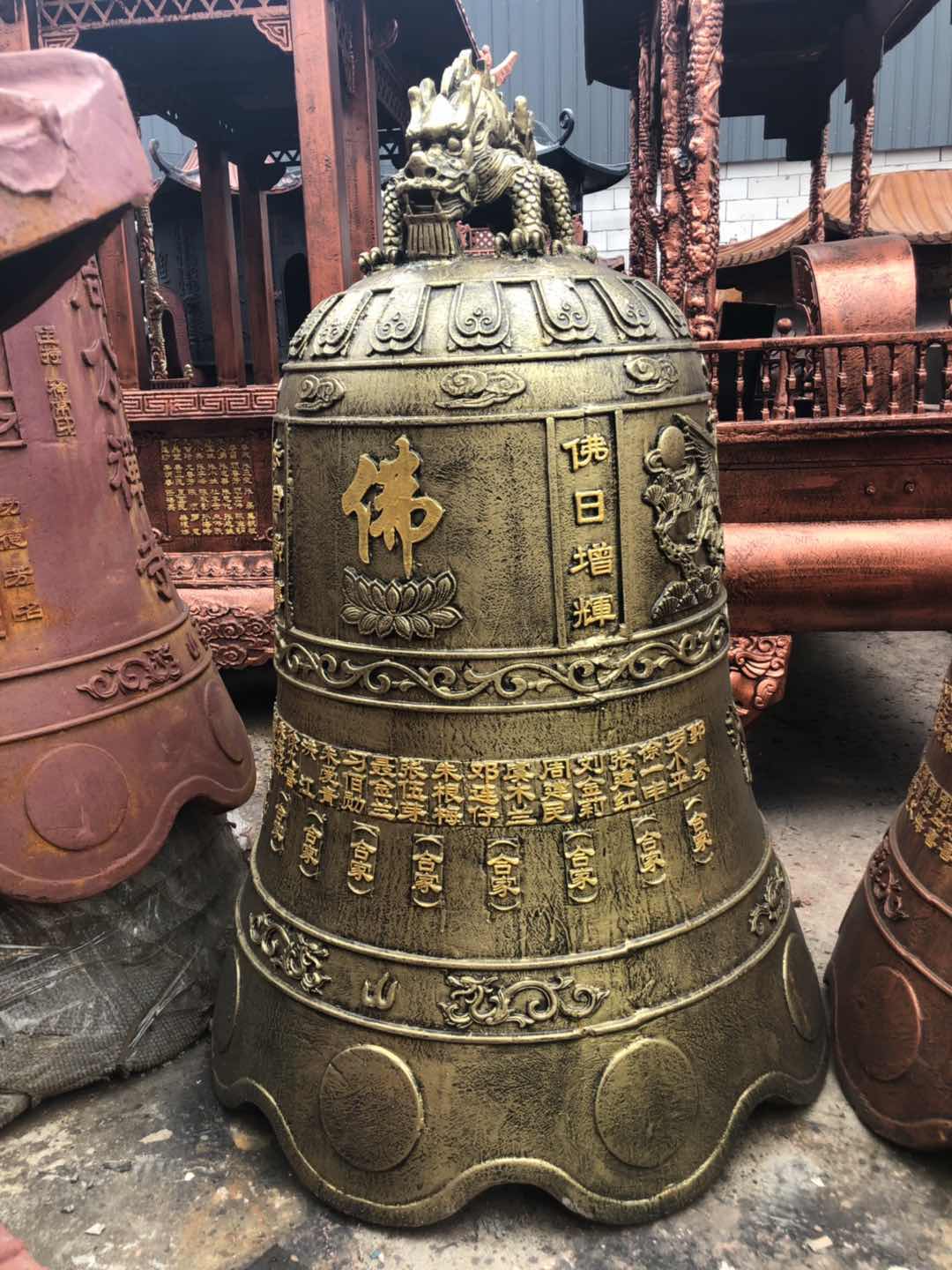 铁钟 温州慈宏法器生产铸造黄铜铁钟 黄铜铁钟 吉祥铁钟