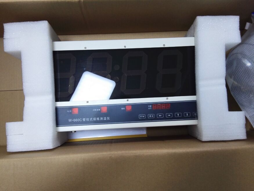 W600 大屏幕熔炼有线 测温仪 高品质测温仪示例图1