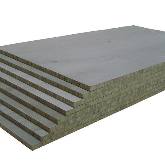福洛斯厂家 外墙防火岩棉夹心板 机制岩棉复合板水泥毡岩棉复合板、轻质岩棉复合板图片