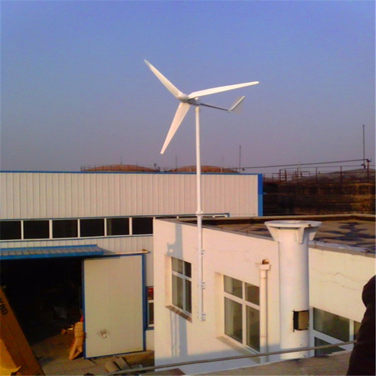 山东发电机厂家出售水平轴风力发电机3kw微风启动发电机组