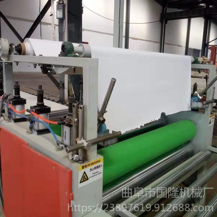 厂家供应石膏板贴合机 国隆 装饰板材平贴机 塑料发泡板热转印机图片