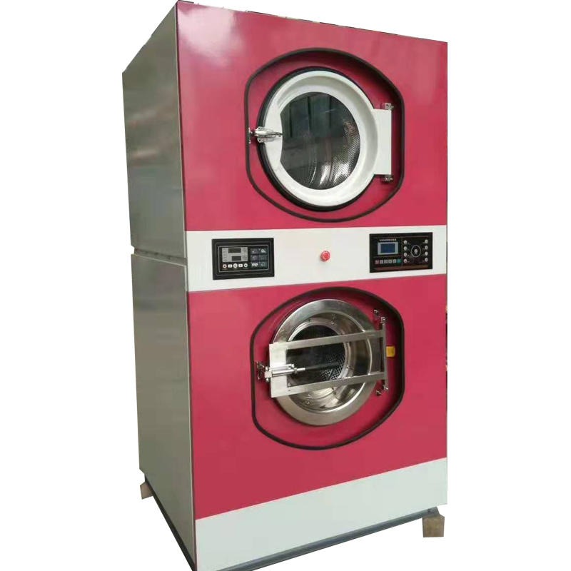 柳州水洗设备 XTH-16堆叠式水洗机 小型烘干机 上下双层不占地方的干洗设备