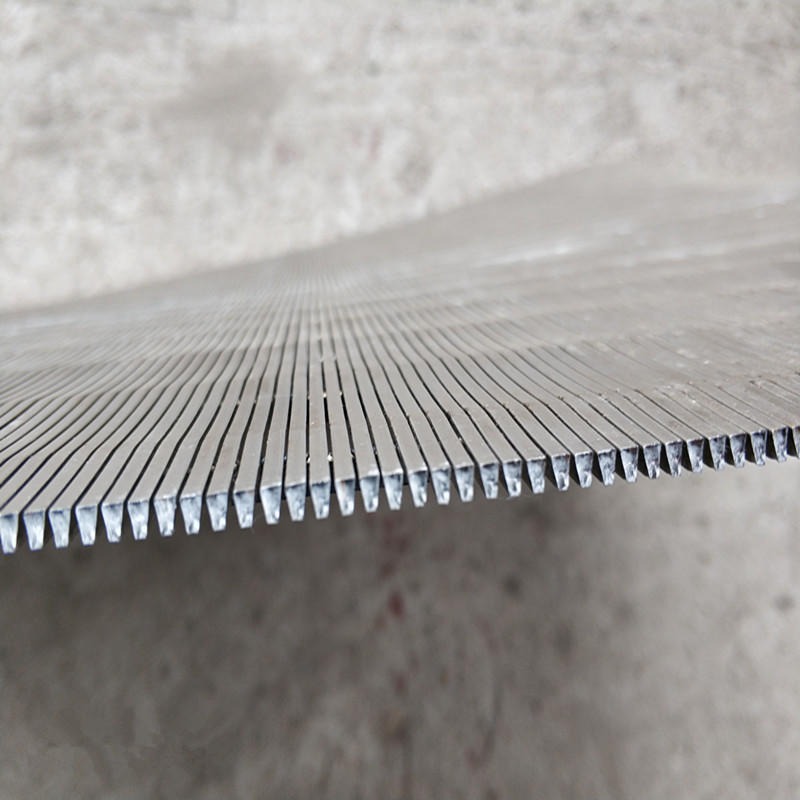 焊接条缝筛网 长条孔筛网 不锈钢条形网 楔形丝焊接条缝筛 条形筛