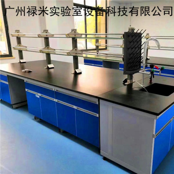 禄米实验室厂家直销 钢木边台 实验室边台 实验台边台 化学实验室工作台LM-SYT998