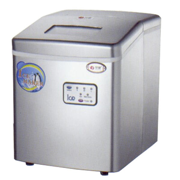 银都制冰机 BY-150型15KG小型子弹头形台式制冰机小型商用家用制冰机厂家批发销售图片