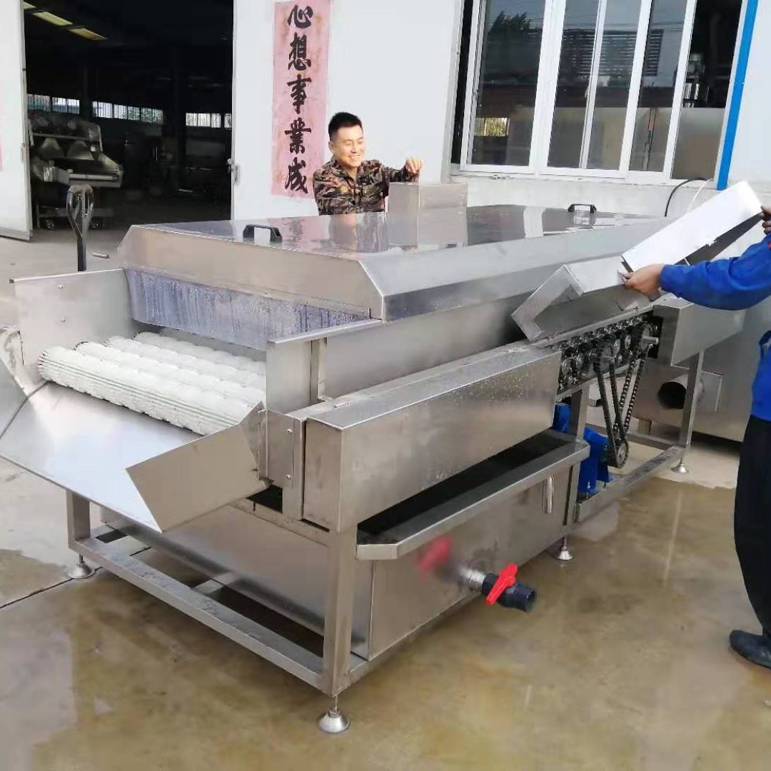龙翔厂家直销净菜配送加工商用洗菜机 全自动QXI -5000海带加工处理设备