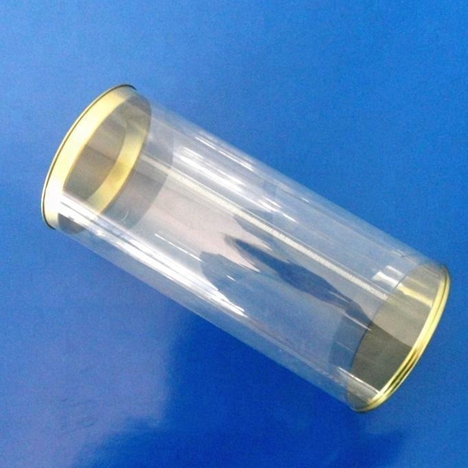 PVC圆筒包装盒 透明彩印PET马口铁圆桶 山东厂家供应