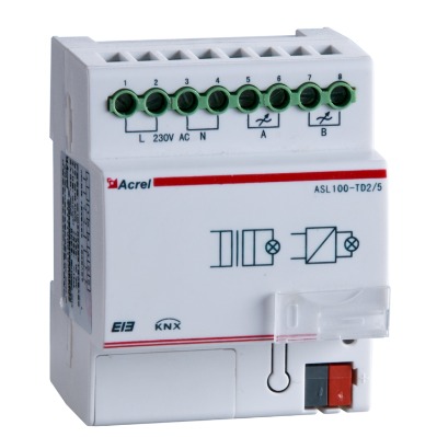 2路可控硅调光器 安科瑞ASL100-TD2/5 工业智能照明控制系统