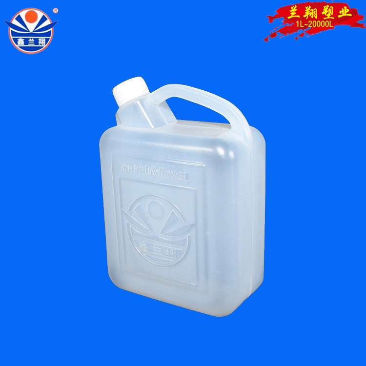鑫兰翔1.5L塑料桶批发 1.5L白色塑料桶批发 手提1.5升小塑料桶批发图片